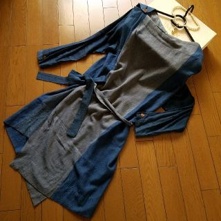 ヴィヴィアンウエストウッド(Vivienne Westwood)のウエストリボンワンピース(ひざ丈ワンピース)