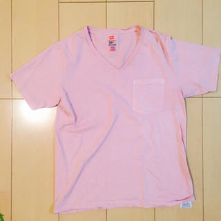 ビームスボーイ(BEAMS BOY)のヘインズ T ピンク(Tシャツ(半袖/袖なし))