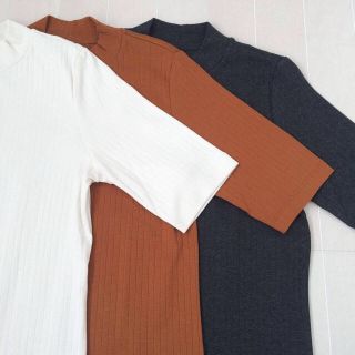 ユニクロ(UNIQLO)のみぃちゃん様専用 ユニクロ リブＴセット(Tシャツ(長袖/七分))