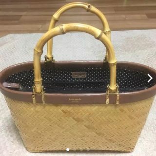 ケイトスペードニューヨーク(kate spade new york)の値下げ❗️ケイトスペードのカゴバッグ(かごバッグ/ストローバッグ)