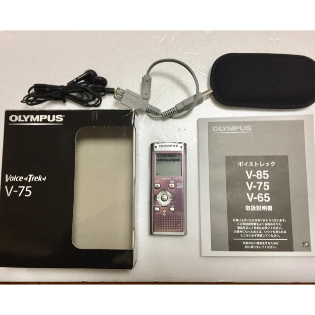 OLYMPUS(オリンパス)の棚中様専用です。OLYMPUS Voice-Trek V-75 ICレコーダー スマホ/家電/カメラのオーディオ機器(ポータブルプレーヤー)の商品写真