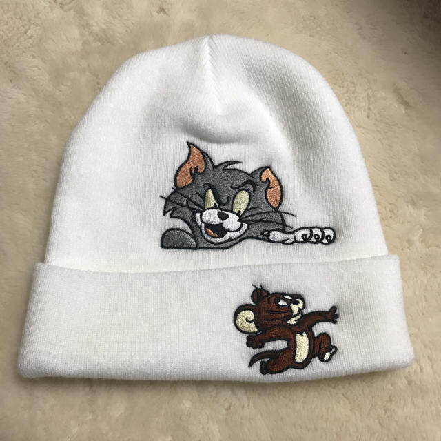 supreme tom&jerry ニット ビーニー