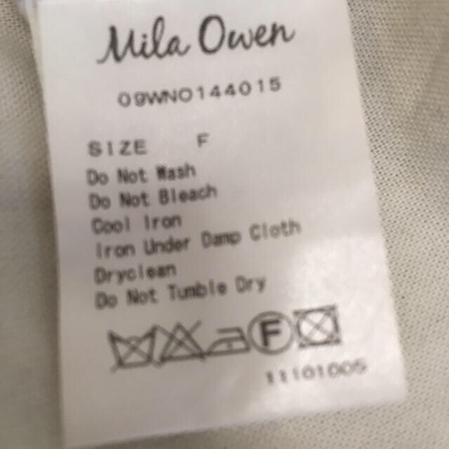 Mila Owen(ミラオーウェン)の【美品】ミラオーウェン ワンピース ニット レディースのワンピース(ひざ丈ワンピース)の商品写真