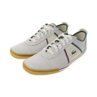 ラコステ(LACOSTE)のLACOSTE/ラコステ ワンポイント ローカットスニーカー/メンズ/43☆新品(スニーカー)