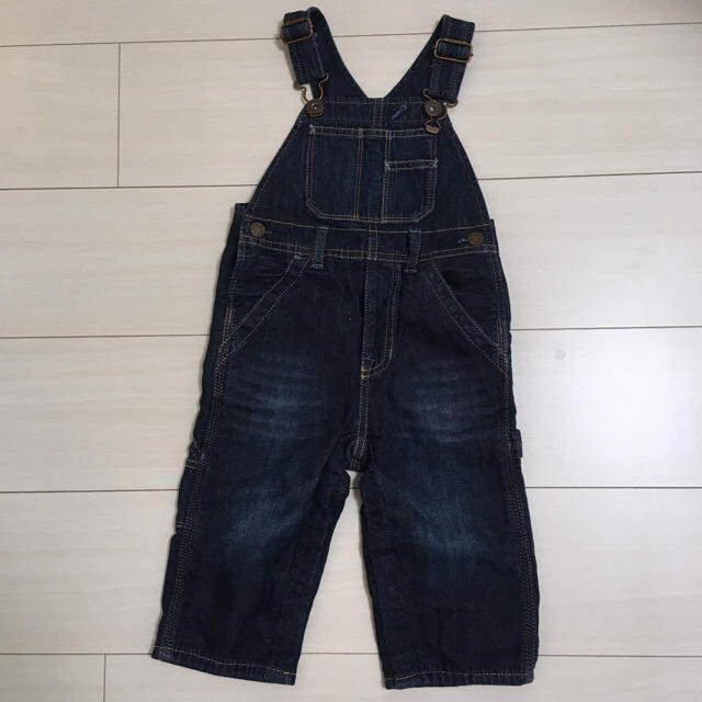 babyGAP(ベビーギャップ)のbaby Gap 80cn オーバーオール デニム キッズ/ベビー/マタニティのベビー服(~85cm)(パンツ)の商品写真