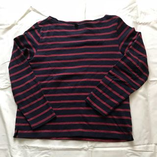 ユニクロ(UNIQLO)のユニクロ ボーダー ボートネックカットソー(カットソー(長袖/七分))