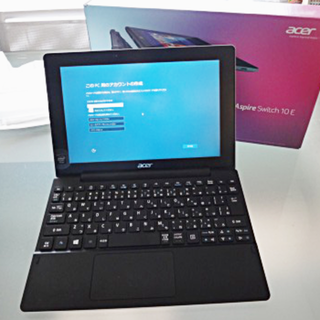 エイサー(Acer)の【送料込】Acer 2in1 Aspire Switch 10E 10.1インチ(ノートPC)