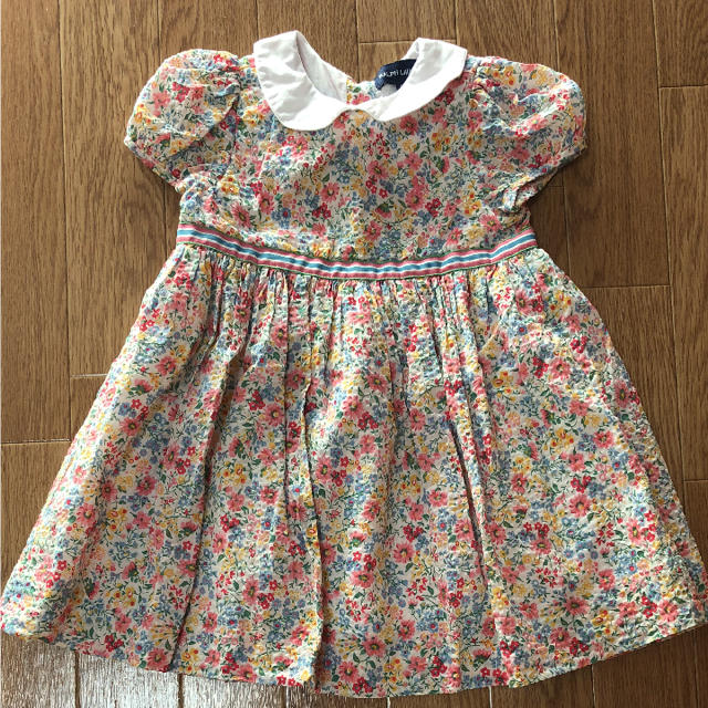 Ralph Lauren(ラルフローレン)の90 ラルフローレン☆花柄ワンピース  キッズ/ベビー/マタニティのキッズ服女の子用(90cm~)(ワンピース)の商品写真