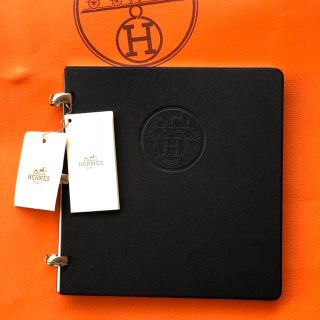 エルメス(Hermes)の★新品未使用タグ付き★エルメス エクスリブリスノートバッシュハンター×ブラック (ノート/メモ帳/ふせん)