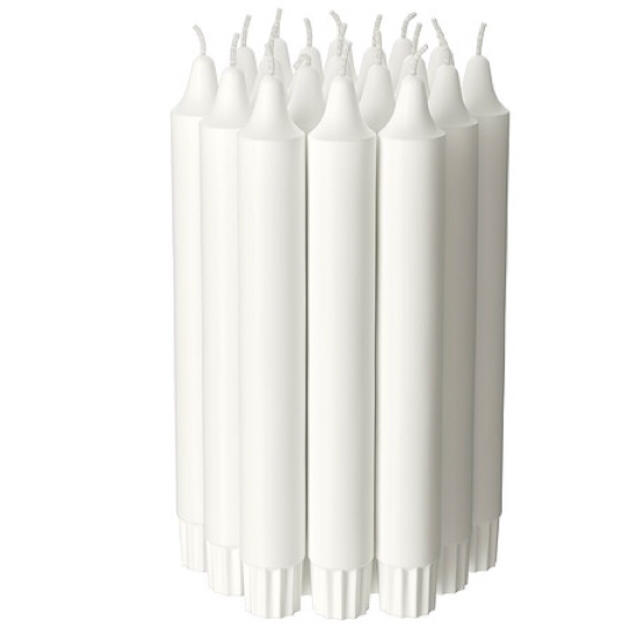 IKEA(イケア)の【IKEA】燭台、キャンドル（香りなし） コスメ/美容のリラクゼーション(キャンドル)の商品写真