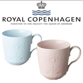 ロイヤルコペンハーゲン(ROYAL COPENHAGEN)のロイヤルコペンハーゲン フラワーマグ ペア (グラス/カップ)