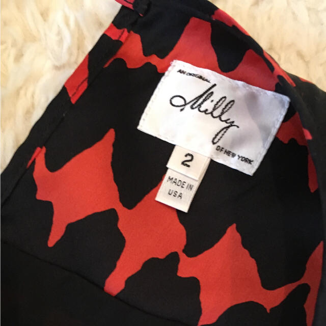 Milly(ミリー)のmilly美品 ワンピース レディースのワンピース(ひざ丈ワンピース)の商品写真