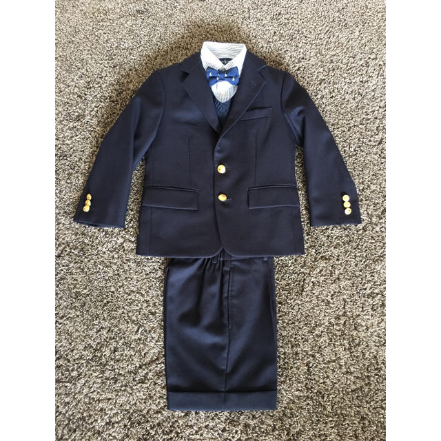 Ralph Lauren - 美品 ラルフローレン 入学式 高級スーツ 金ボタン 濃紺