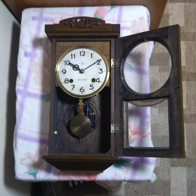売約済み・アンソニア・ゼンマイ振り子時計の通販 by またこんねー♪｜ラクマ 低価在庫