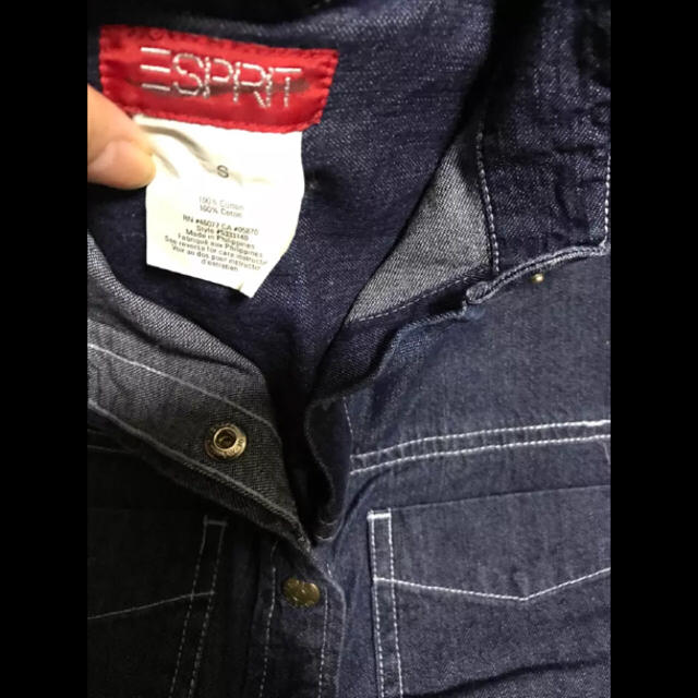 Esprit(エスプリ)のESPRIT   デニムシャツ  七分袖 レディースのトップス(シャツ/ブラウス(長袖/七分))の商品写真