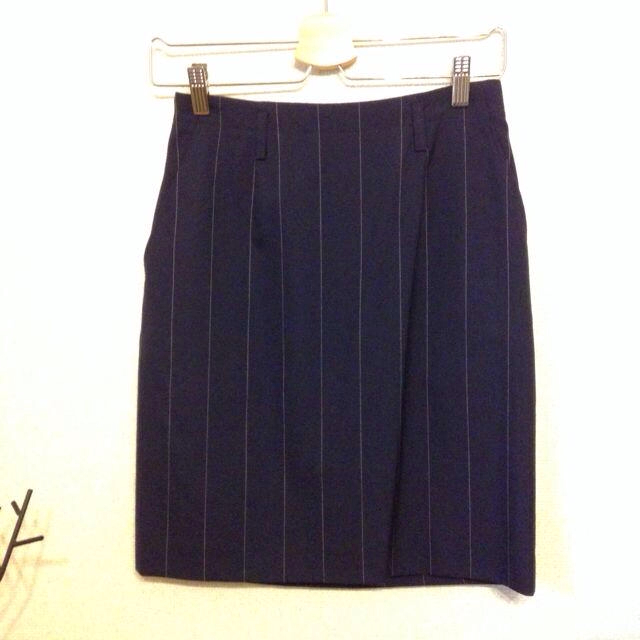 Ralph Lauren(ラルフローレン)のラルフ☆ 白いライン入りスカート レディースのスカート(ひざ丈スカート)の商品写真
