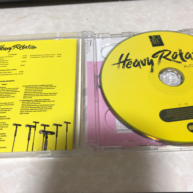 AKB48(エーケービーフォーティーエイト)のJKT48 Heavy Rotation エンタメ/ホビーのCD(ポップス/ロック(洋楽))の商品写真