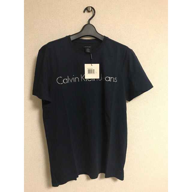 Calvin Klein(カルバンクライン)のカルバンクライン Tシャツ ネイビー レディースのトップス(Tシャツ(半袖/袖なし))の商品写真