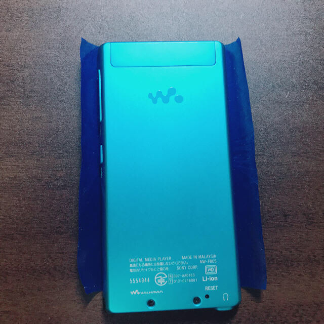 WALKMAN(ウォークマン)のWALKMAN Fシリーズ NW‐F805 ブルー 16GB スマホ/家電/カメラのオーディオ機器(ポータブルプレーヤー)の商品写真