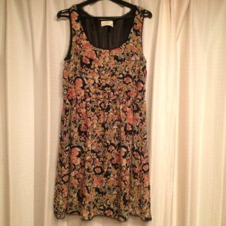 ダブルクローゼット(w closet)のw closet 花柄ワンピース(ミニワンピース)