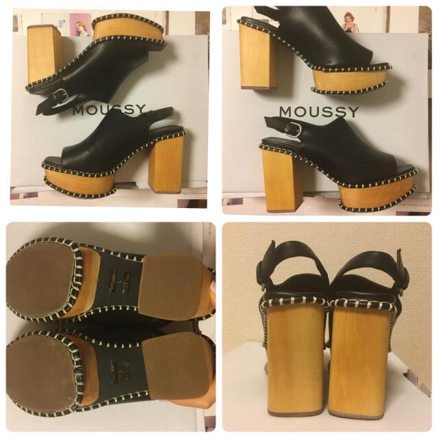 moussy - 美品♡MOUSSY wooden soleサボサンダル♡マウジー厚底 moussy - 美品♡MOUSSY wooden soleサボサンダル♡マウジー厚底