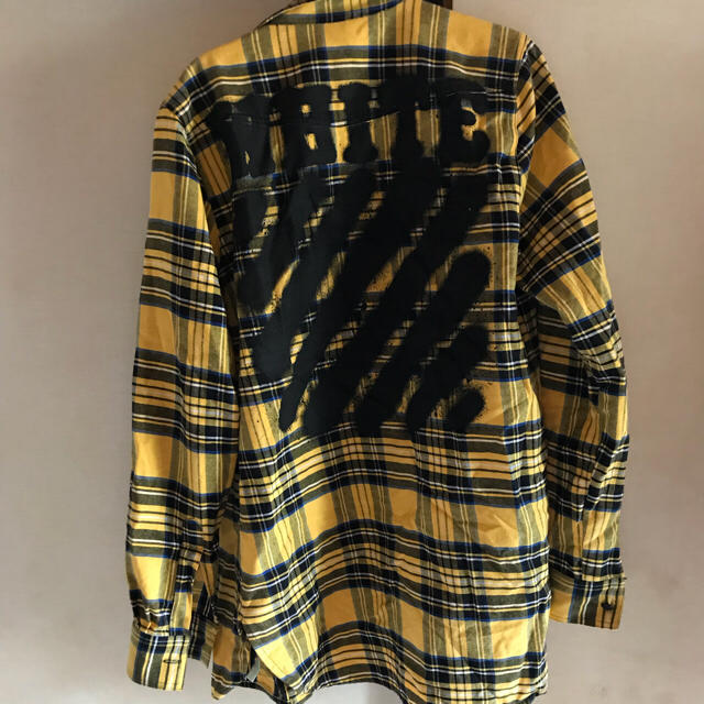 off-white  spray design shirt xs