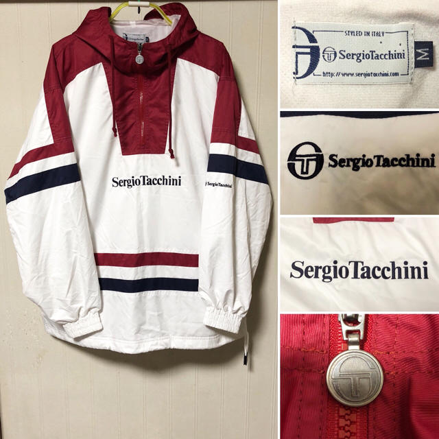 Sergio Tacchini(セルジオタッキーニ)の《美品》日本製 90s Sergio Tacchini ナイロンジャケット メンズのジャケット/アウター(ナイロンジャケット)の商品写真