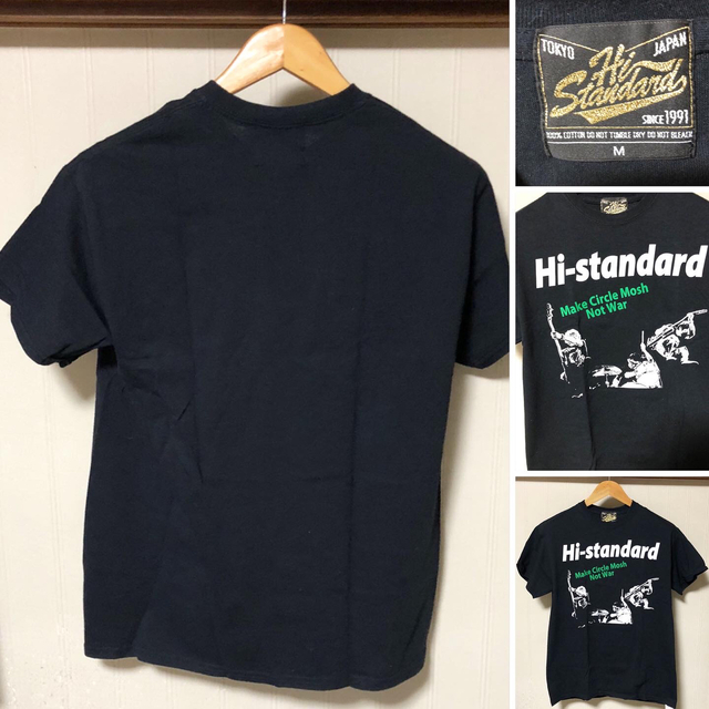 HIGH!STANDARD(ハイスタンダード)の人気❗️日本製 Hi-STANDARD ハイスタ フォト Tシャツ メンズのトップス(Tシャツ/カットソー(半袖/袖なし))の商品写真