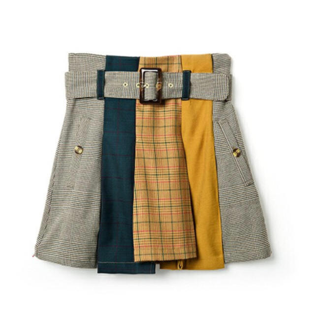 REDYAZEL(レディアゼル)のレディアゼル  チェック配色ミニスカート レディースのスカート(ミニスカート)の商品写真