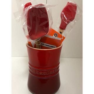 ルクルーゼ(LE CREUSET)のルクルーゼ スパチュラスタンド(ss)&コンディメントスパチュラBH(食器)