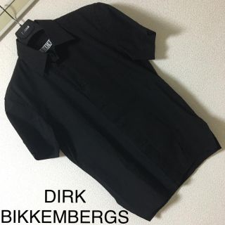 ダークビッケンバーグ(DIRK BIKKEMBERGS)の◆レア◆ダークビッケンバーグ◆シャツ アクションプリーツ 半袖 刺繍 スリット(シャツ)