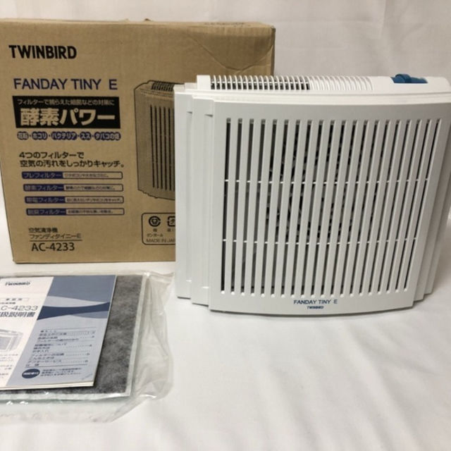 TWINBIRD(ツインバード)の空気清浄機 AC-4233W スマホ/家電/カメラの生活家電(加湿器/除湿機)の商品写真