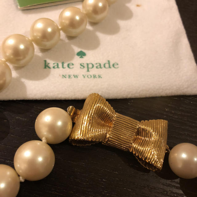 kate spade new york(ケイトスペードニューヨーク)の☆ケイトスペード☆kate spade☆パールネックレス☆アクセサリー☆結婚式 レディースのアクセサリー(ネックレス)の商品写真