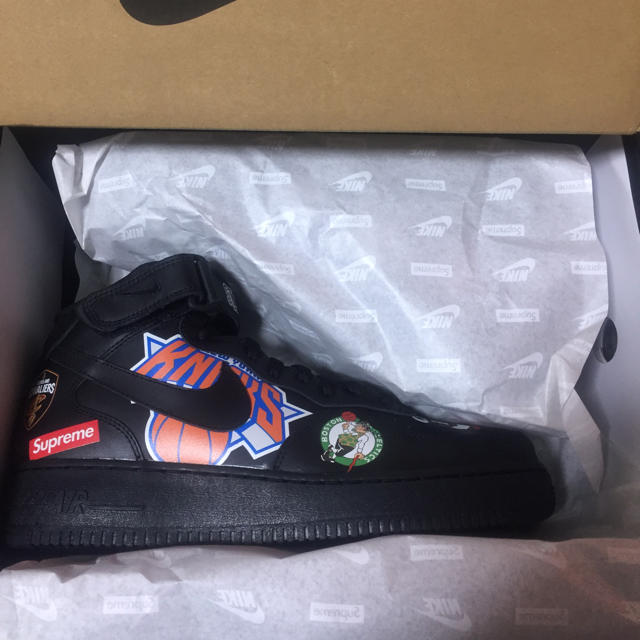 US10 supreme Nike NBA airfoce 1 Mid