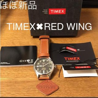 タイメックス(TIMEX)の【ほぼ新品】TIMEX RED WINGコラボ(腕時計(アナログ))