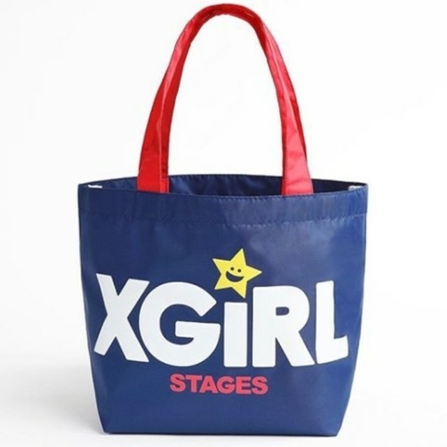 X-girl Stages(エックスガールステージス)のXGIRL BIGロゴ トートバッグ piki  新品 レディースのバッグ(トートバッグ)の商品写真