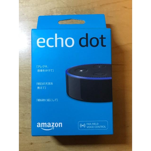 ECHO(エコー)のAmazon echo dot スマホ/家電/カメラのオーディオ機器(スピーカー)の商品写真