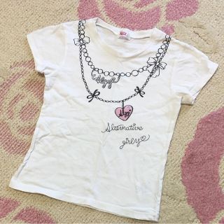 ジェニィ(JENNI)のALGYアルジーTシャツ130白(Tシャツ/カットソー)