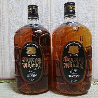 サントリー(サントリー)のローリー卿様専用【終売品】サントリー 角瓶 黒 ジャンボ 1920ml ×２本(ウイスキー)