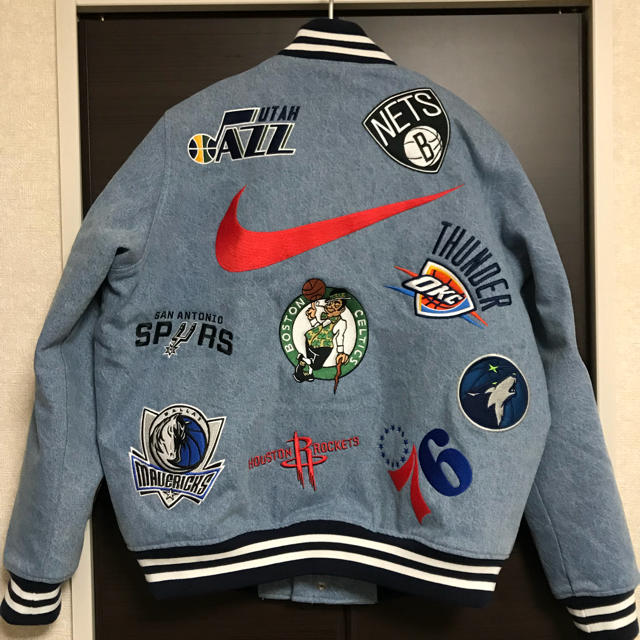 Supreme(シュプリーム)のsupreme NIKE NBA jacket メンズのジャケット/アウター(スタジャン)の商品写真