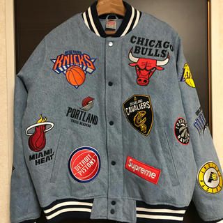 シュプリーム(Supreme)のsupreme NIKE NBA jacket(スタジャン)