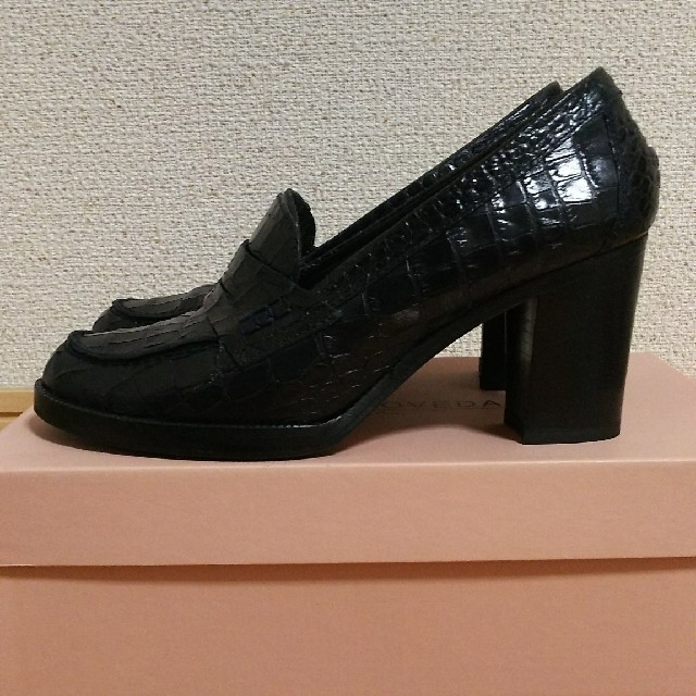 AVRIL GAU(アヴリルガウ)のAVRIL GAU 上質ヒールローファー トゥモローランド レディースの靴/シューズ(ローファー/革靴)の商品写真
