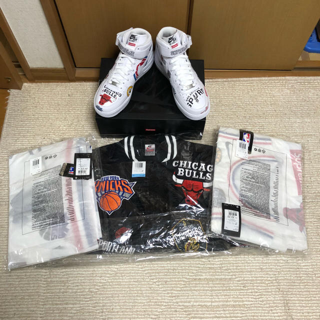 驚きの価格 - Supreme オールセット NBA NIKE supreme スタジャン