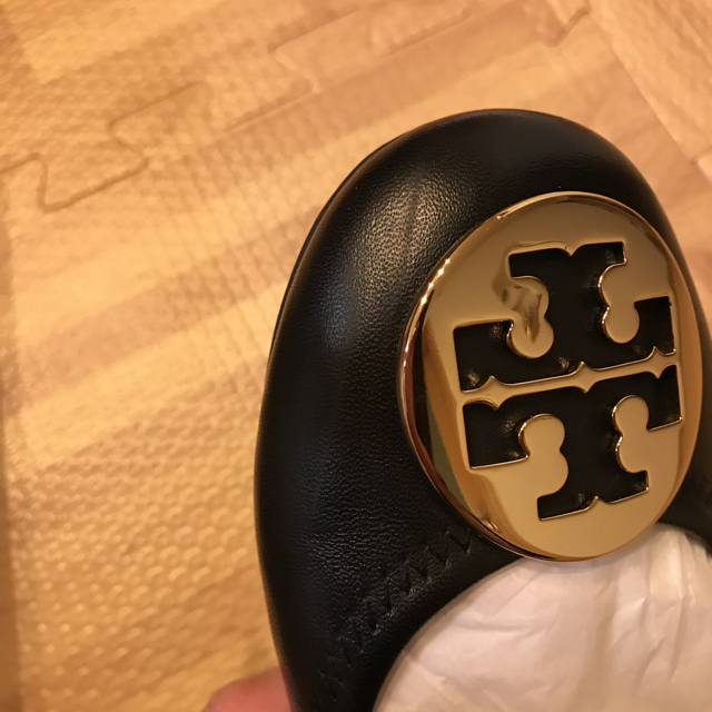 Tory Burch(トリーバーチ)のトリーバーチ ブラック フラットシューズ レディースの靴/シューズ(バレエシューズ)の商品写真