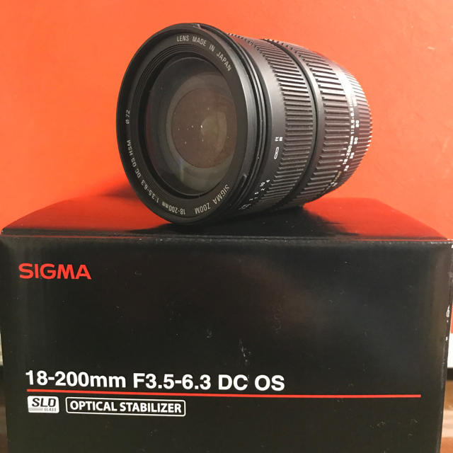 SIGMA(シグマ)のAF 18-200mm F3.5-6.3 DC OS  HSM F/Nikon  スマホ/家電/カメラのカメラ(レンズ(ズーム))の商品写真