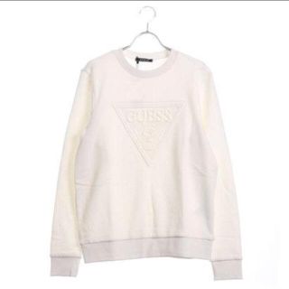 ゲス(GUESS)のGUESS EMBOSS TRIANGLE LOGO CREW SWEAT(スウェット)