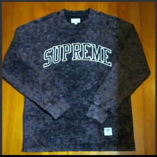 シュプリーム(Supreme)のAcid Wash Arc Logo L/S Tee Black Small(Tシャツ/カットソー(七分/長袖))