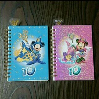 Disney ディズニーシー10周年ビーマジカル 未使用 ミッキーミニーリングノート2冊セットの通販 By 気まぐれ出品 S Shop ディズニーならラクマ