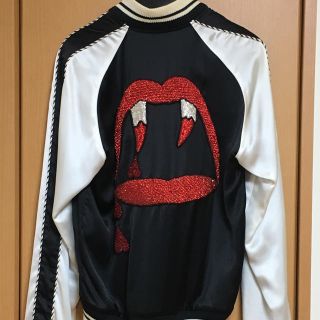 サンローラン(Saint Laurent)の14SSサンローランパリブラッドラスタースカジャン(スカジャン)