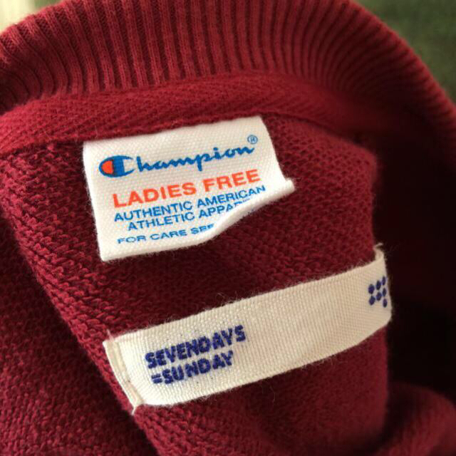 Champion(チャンピオン)のChampion×sevemdays レディースのワンピース(ひざ丈ワンピース)の商品写真